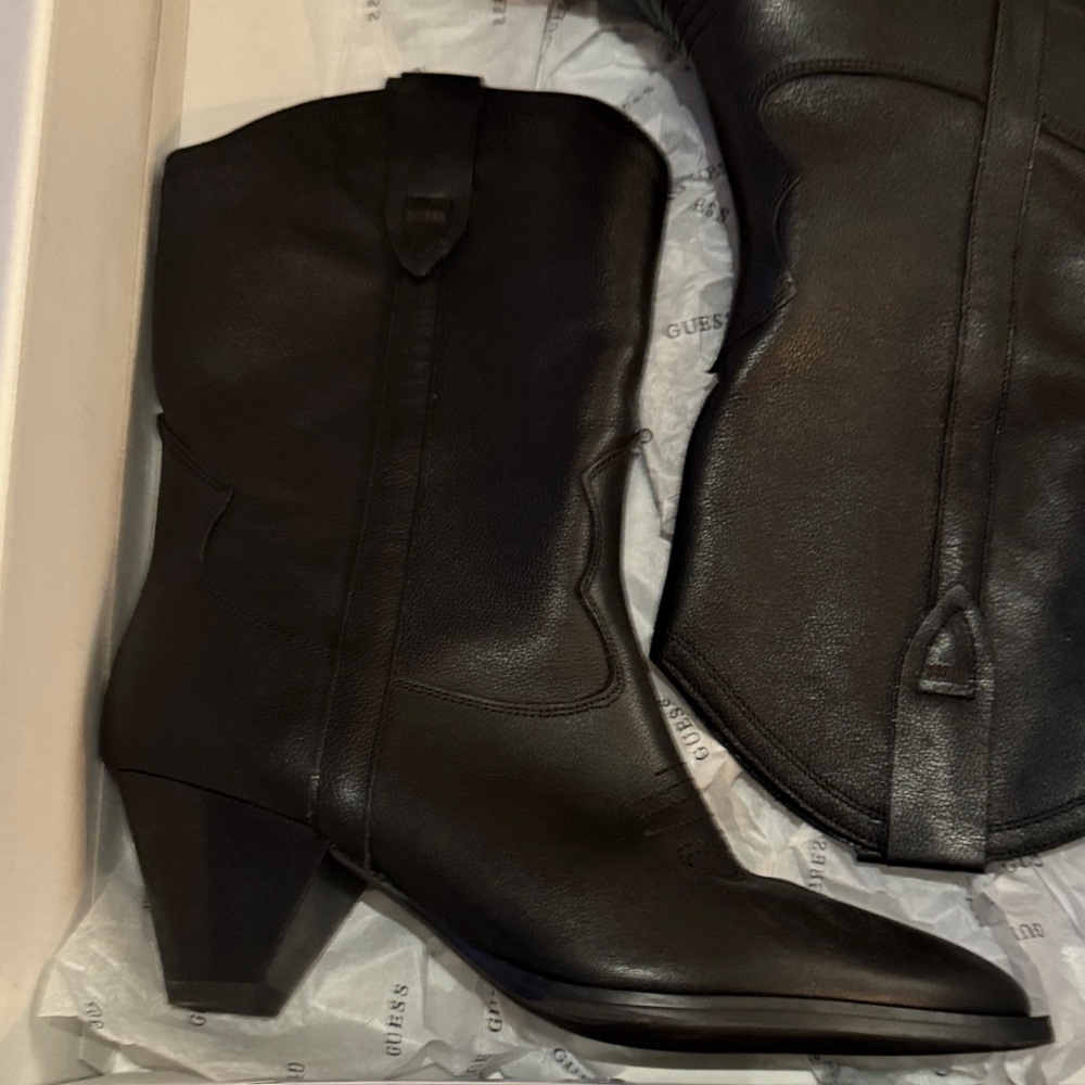 Guess Women's Black Heeled Boots